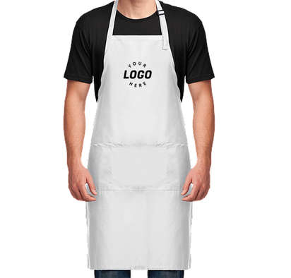 Port Authority Stain Release Extra Long Full Length Apron - White