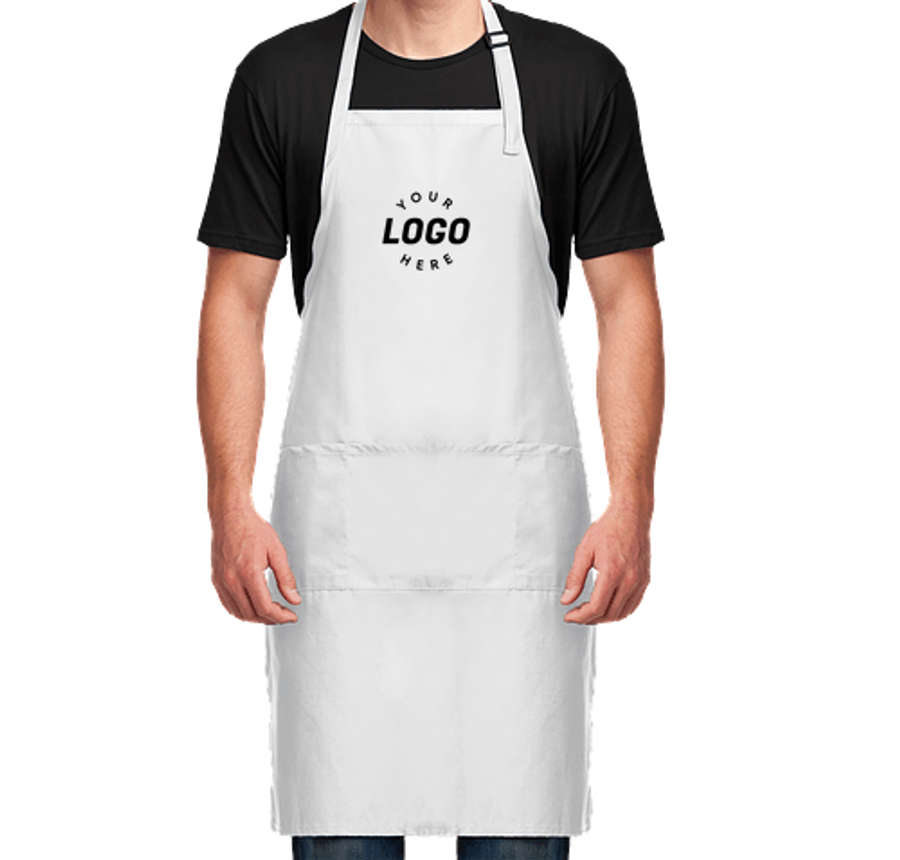 Port Authority Stain Release Extra Long Full Length Apron in White