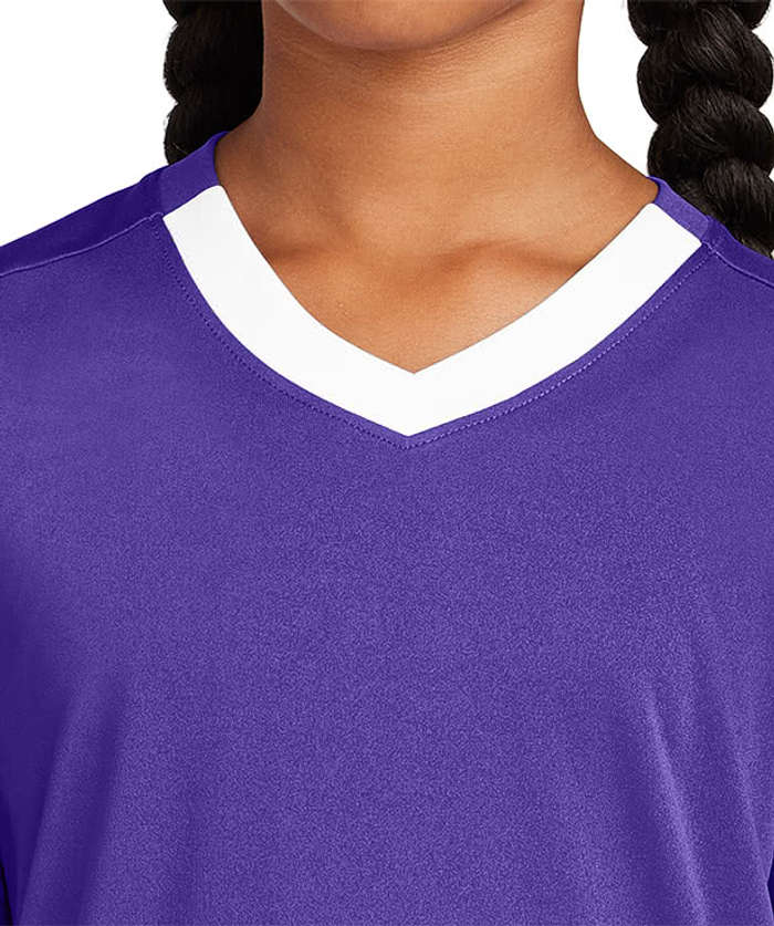 Sport-Tek Youth Competitor United V-Neck Performance Jersey