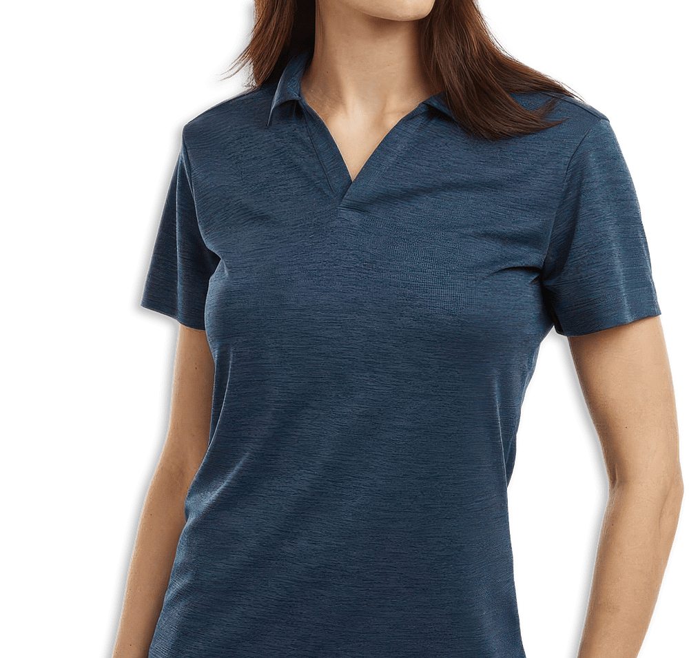 AllPro Women's Pro-Lock Melange Performance Polo - Printed-default