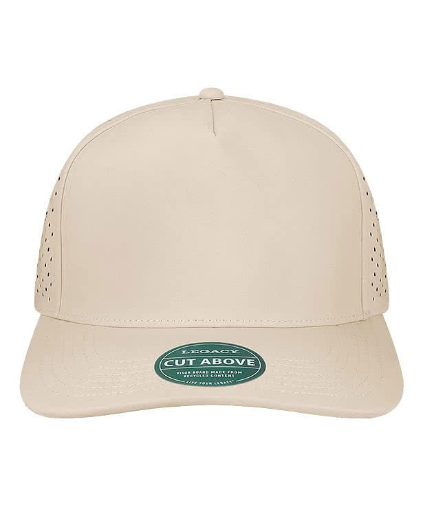 Legacy Cut Above Perforated Snapback Baseball Hat - Printed