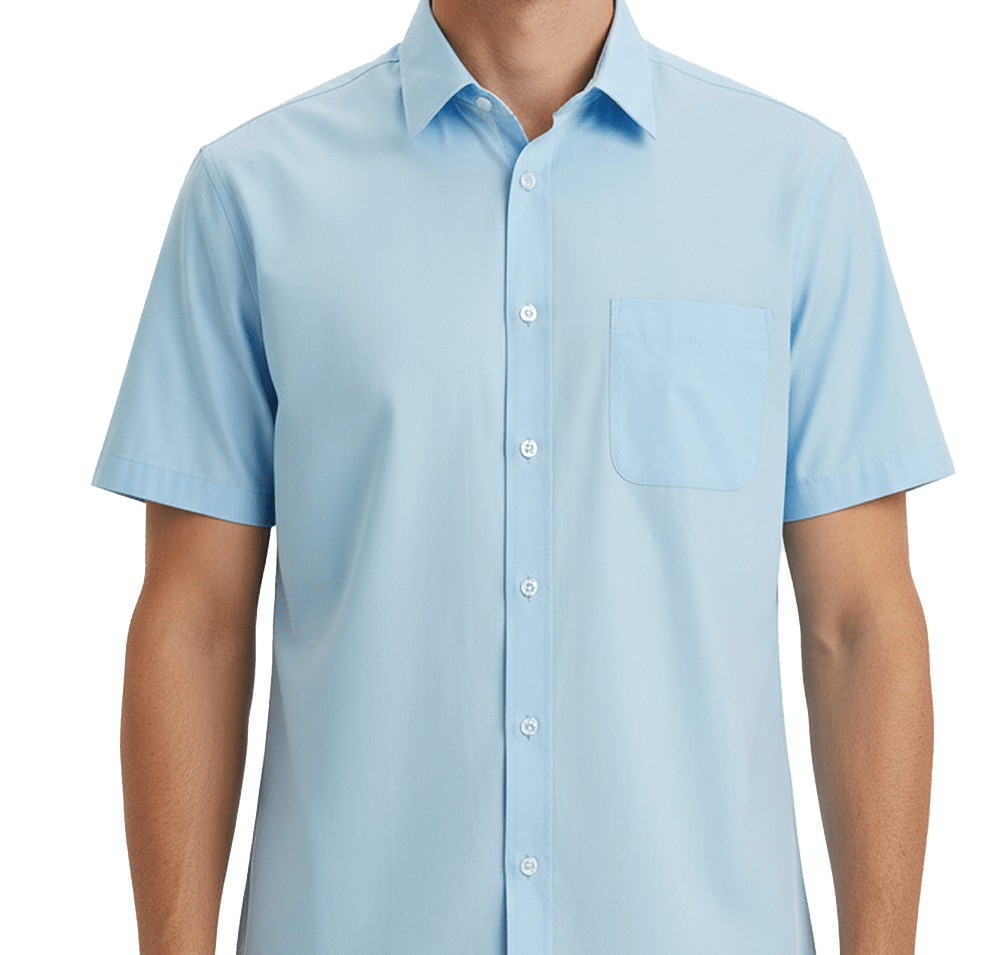 Edwards Essential Wrinkle-Free Short Sleeve Dress Shirt-default