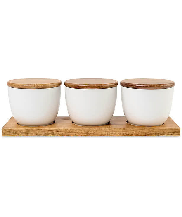 La Cuisine Appetizer Trio Serving Tray