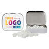Full Color Domed Tin with House Shaped Mints