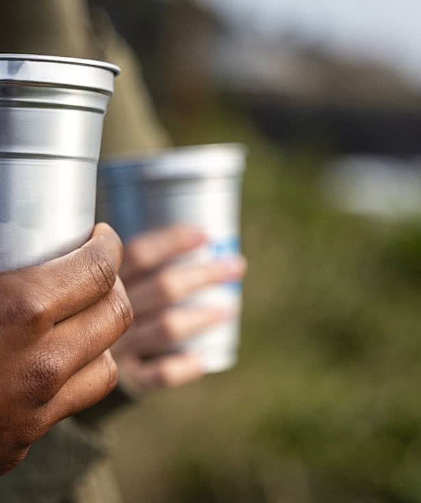 16 oz. Top Cup Reusable Aluminum Party Cup