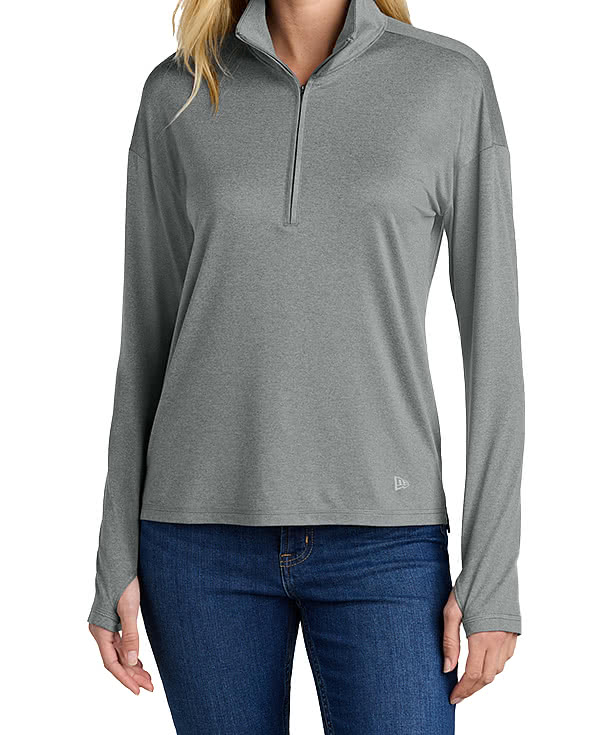 New Era Women's Power Half Zip Performance Shirt