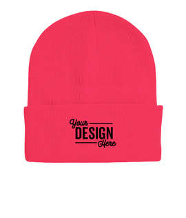 Sportsman Solid Cuff Beanie - Color: Neon Fuschia