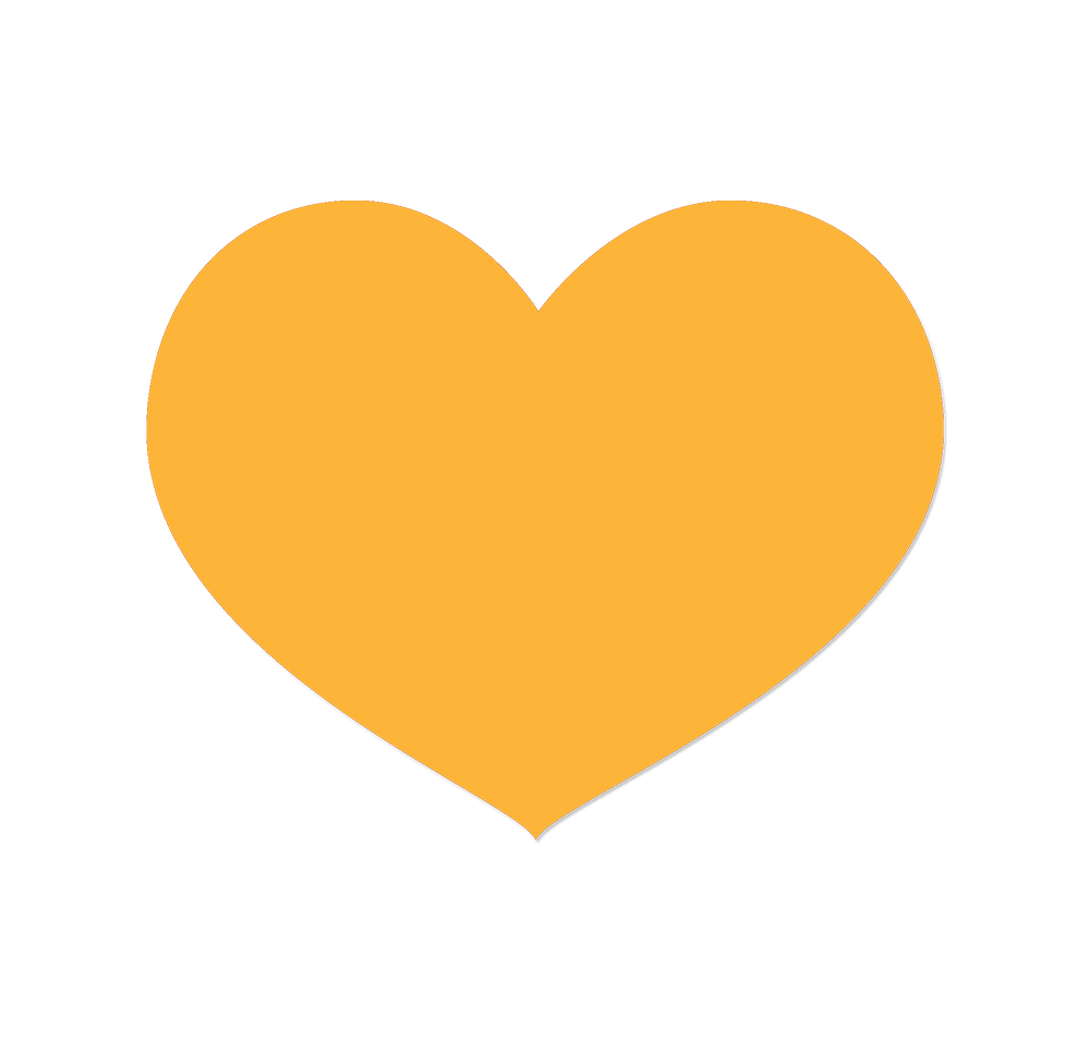 Full Color Heart Refrigerator Magnet - .036"-default
