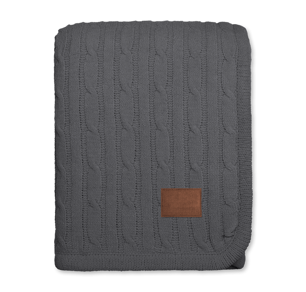Kanata Cable Knit Lambswool Blanket - Laser Engraved-default