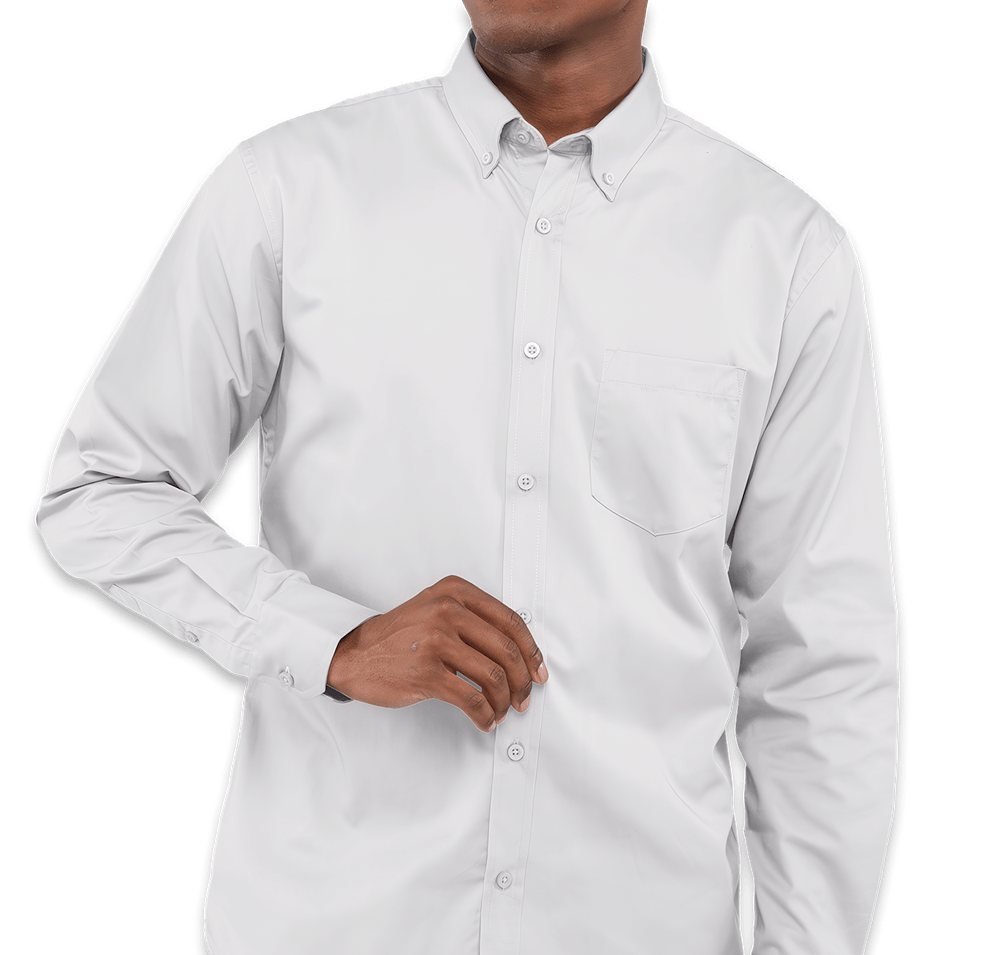 Elevate Wilshire Twill Long Sleeve Dress Shirt-default