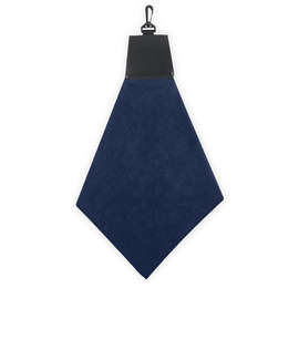 Triangle Fold Golf Towel - Color: Navy Blue