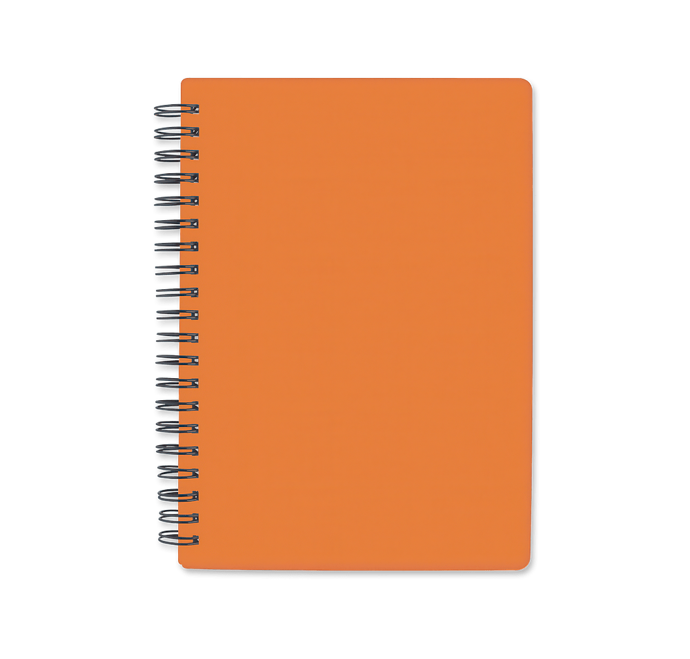 Translucent Hard Cover Spiral Notebook-default