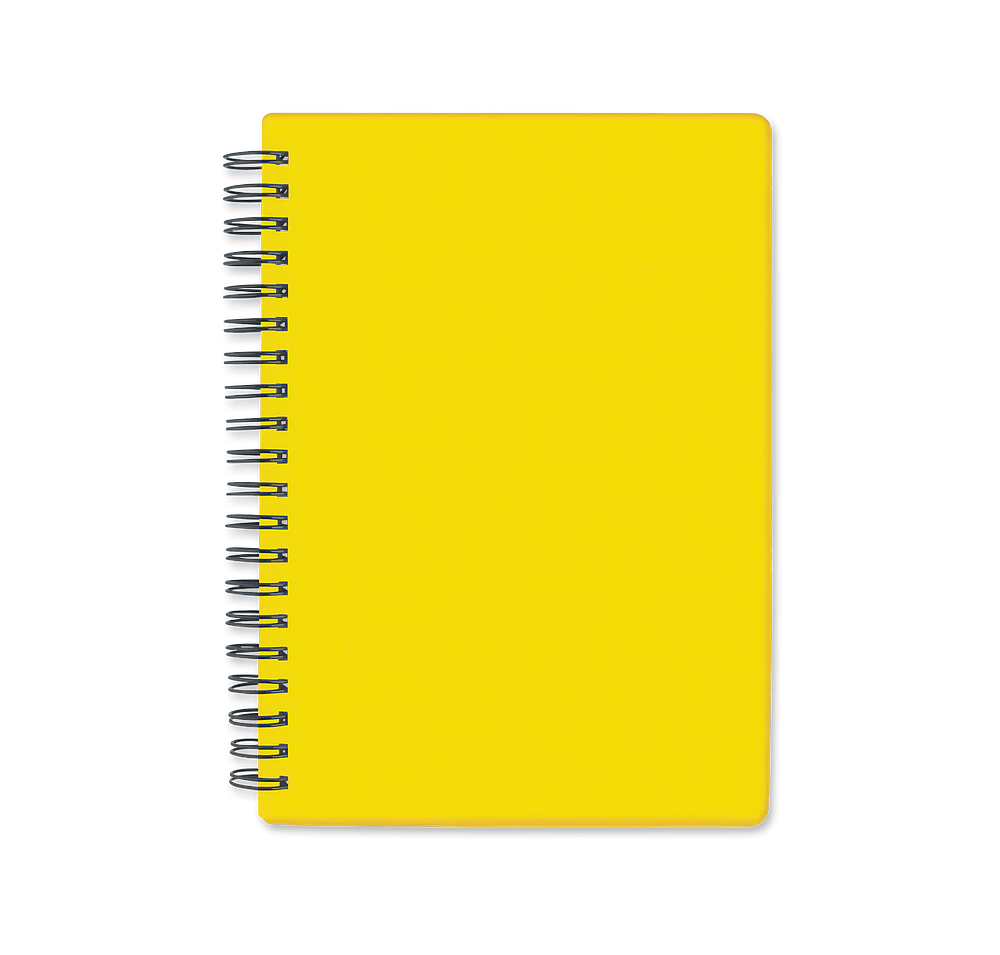 Translucent Hard Cover Spiral Notebook-default