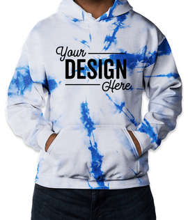 Dyenomite Tie-Dye Pullover Hoodie - Color: Royal