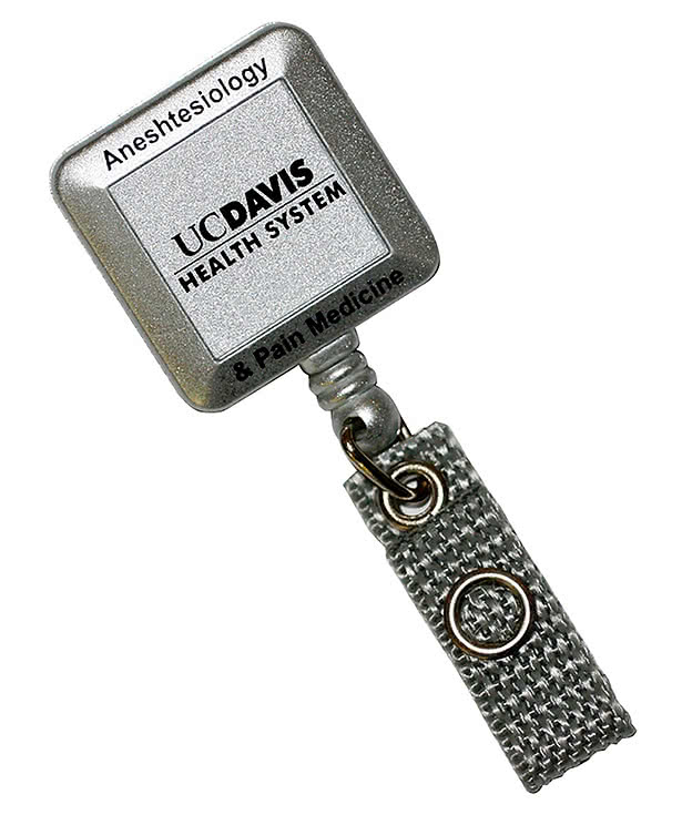 Silver Tract Retractable Badge Holder