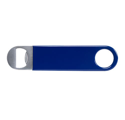 Double Sided Metal Bottle Opener in Blue