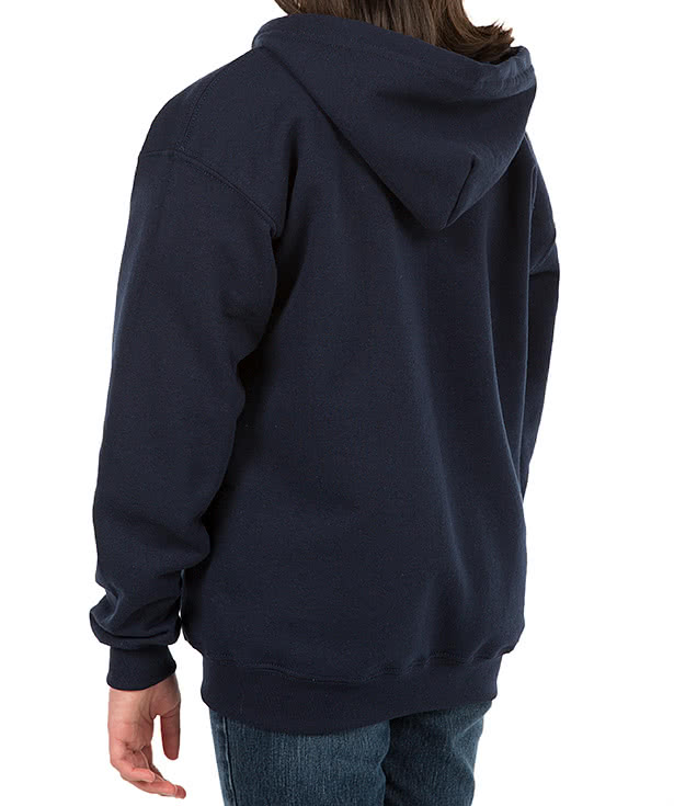 Custom Gildan Youth Midweight Zip Hoodie - Design Kids Sweats
