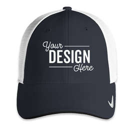 Nike Dri-FIT Mesh Back Hat - Color: Navy / White