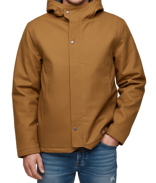 Dickies DuraTech Flex Water Repellent Duck Insulated Jacket in Brown Duck