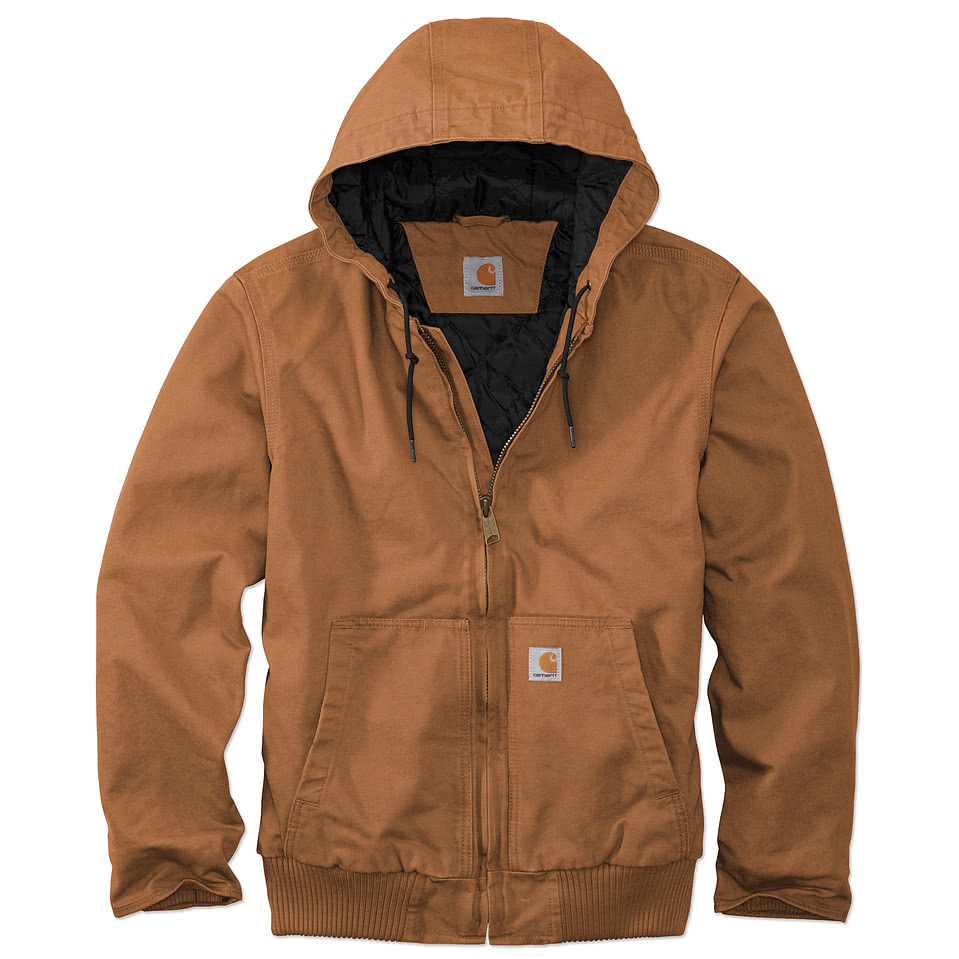 Custom Carhartt Washed Duck Active Jacket - Design Work