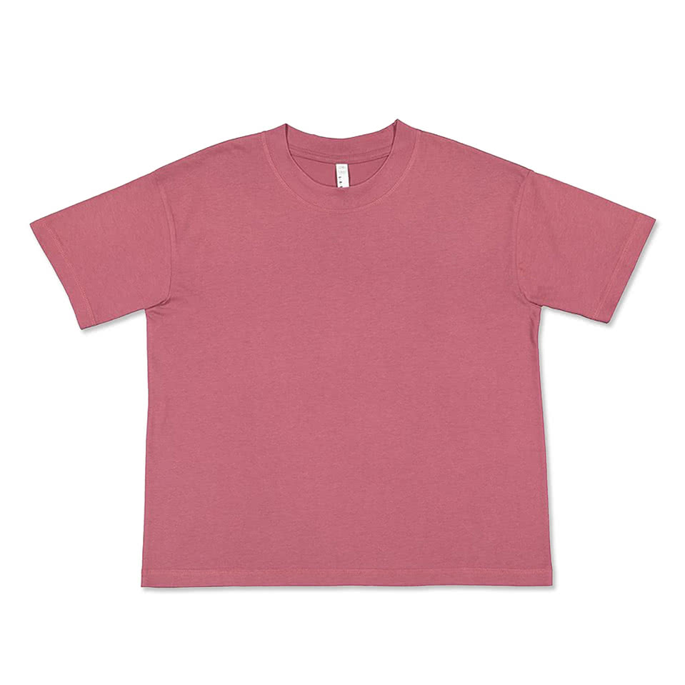 Live & Tell by LAT Boxy Fine Jersey Crewneck T-shirt