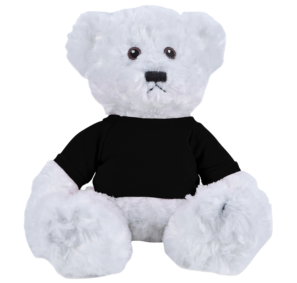 Full Color 10" White Dexter Bear Plush Animal-default