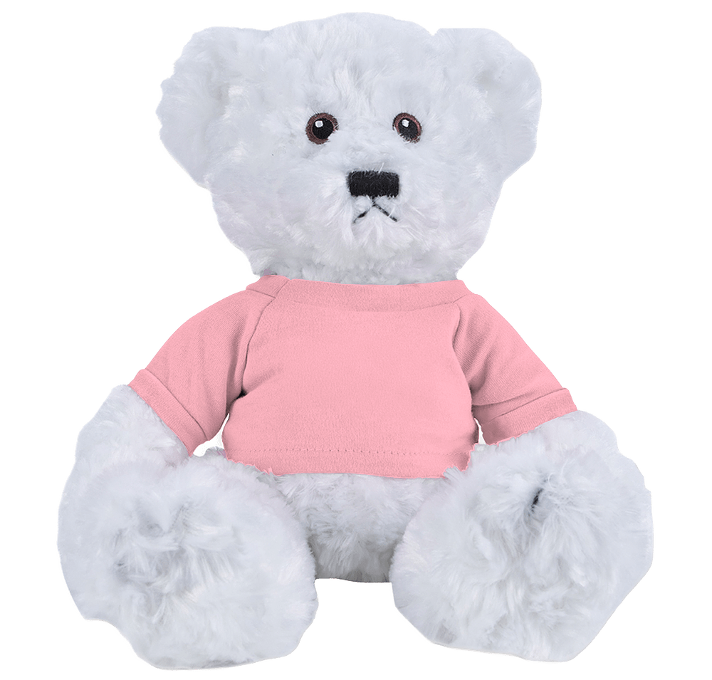 Full Color 10" White Dexter Bear Plush Animal-default
