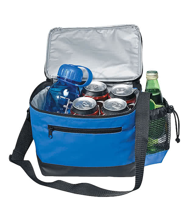 6 Can Lunch Cooler with Drawstring Pocket