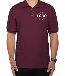 Gildan DryBlend 50/50 Jersey Polo - Color: Maroon
