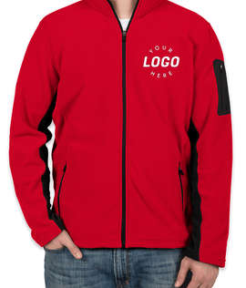 Port Authority Colorblock Full Zip Microfleece Jacket