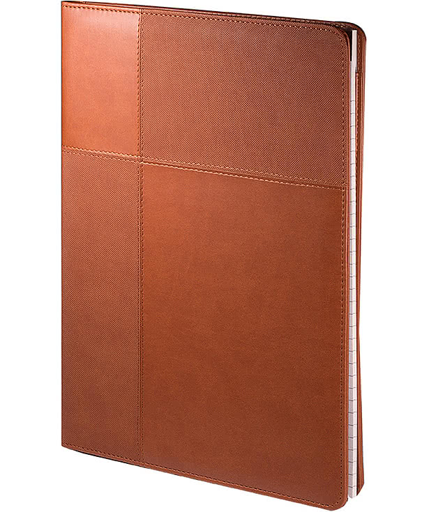 Debossed Leeman Tuscany Duo-Textured Padfolio