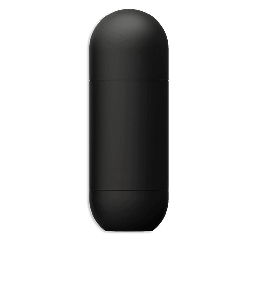 Asobu 14 oz. Orb Stainless Steel Insulated Water Bottle in Black