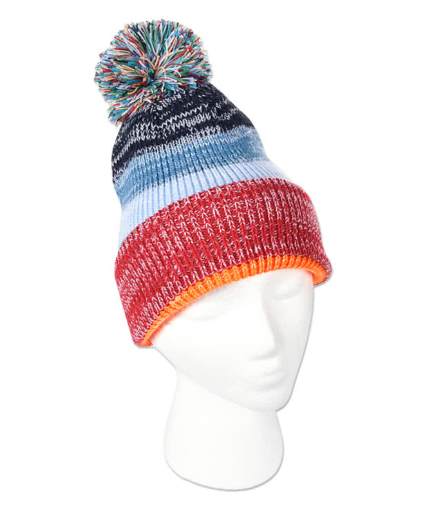 Aura Pom Pom Cuff Beanie