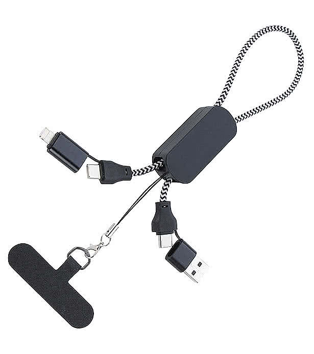 65W Wrist Strap Power Delivery Recycled Charging Cable