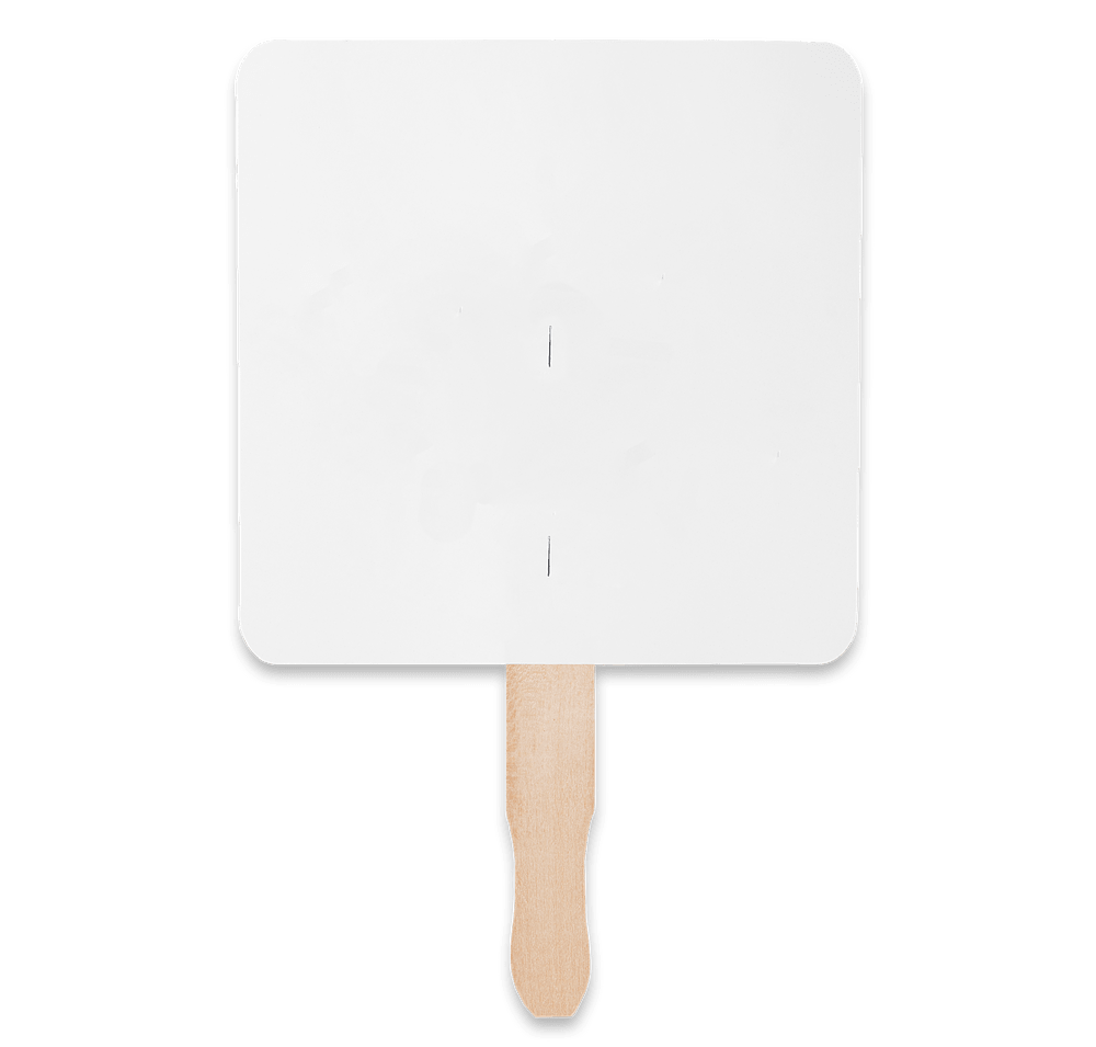 Full Color Square Hand Fan-default