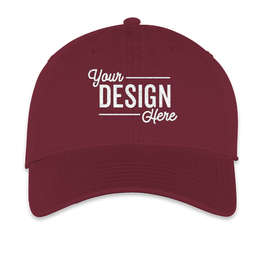 Otto Cap Garment Washed Baseball Hat - Color: Burgundy Maroon
