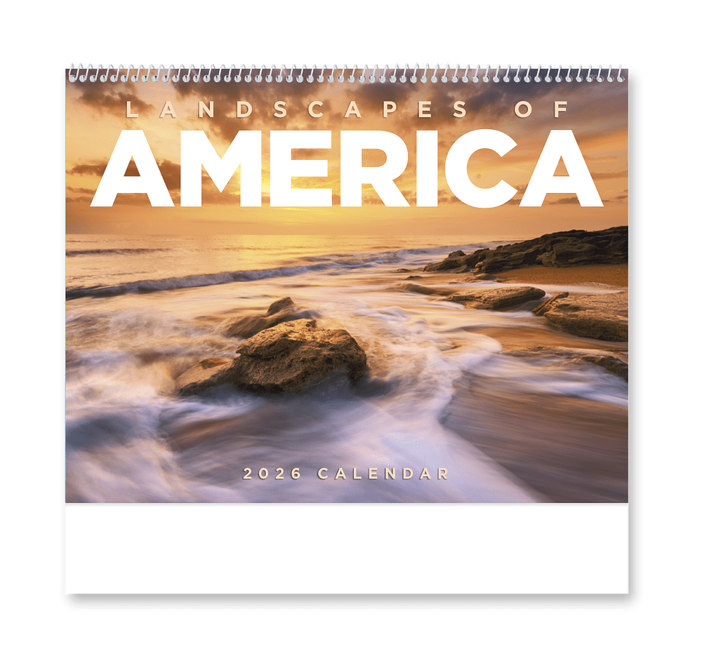 Landscapes of America Spiral Monthly Calendar-default