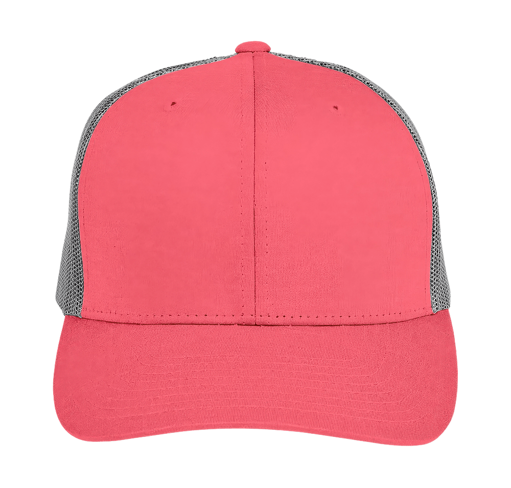 Team 365 Youth Zone Sonic Heather Snapback Trucker Hat-default