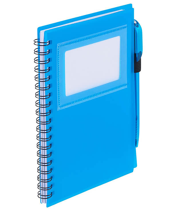 FSC Mix Star Soft Cover Spiral Notebook with Pen