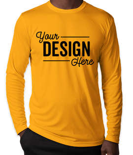 Sport-Tek Competitor Long Sleeve Performance Shirt - Color: Gold