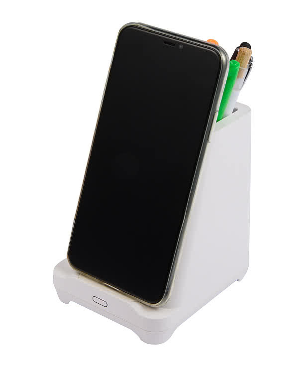 Full Color Desk Mate Organizer Charging Hub with Bluetooth Speaker