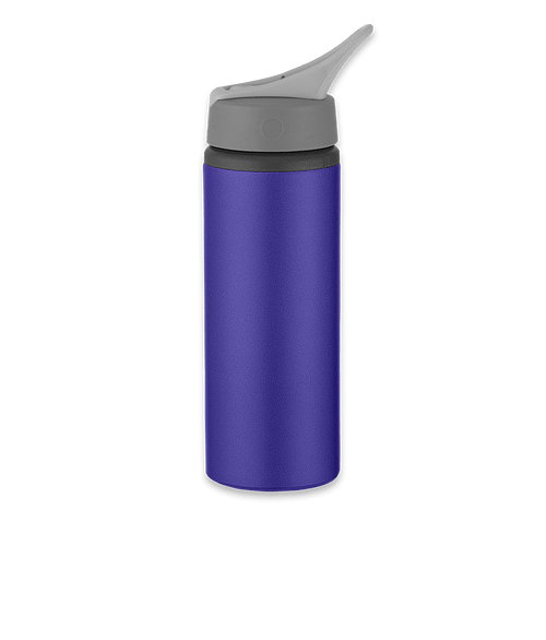 25 oz. Aluminum Bike Water Bottle in Metallic Purple