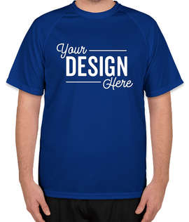 Augusta Attain Short Sleeve Raglan Performance Shirt - Color: Royal