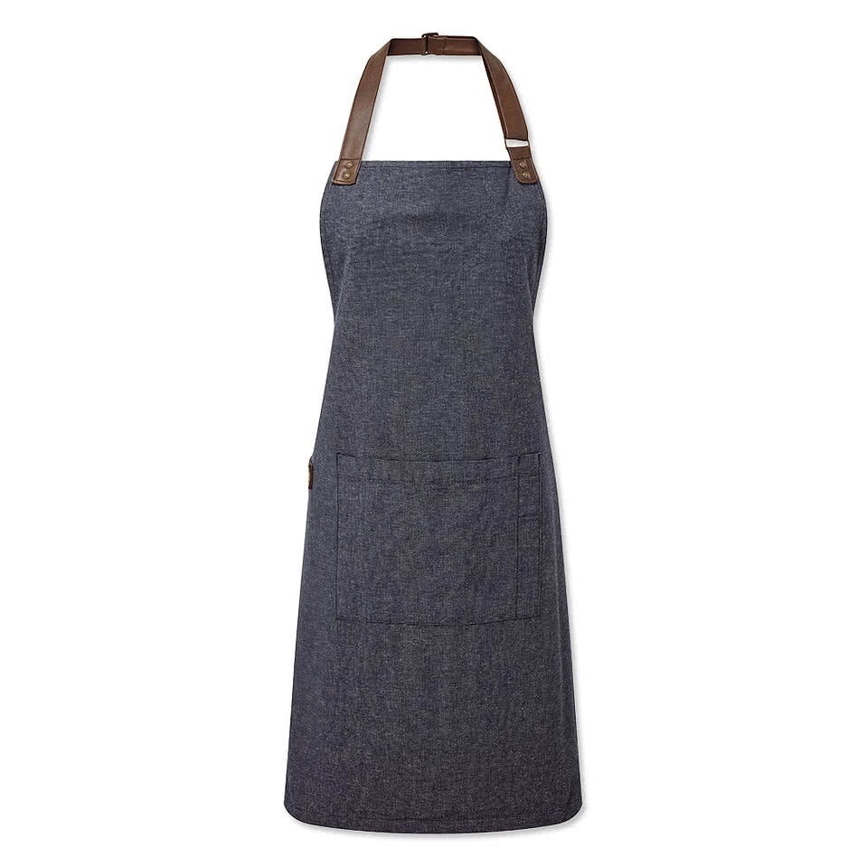 Artisan Collection Annex Oxford Full Length Pocket Apron - Embroidered