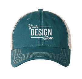 Legacy Old Favorite Trucker Hat - Color: Marine Blue / Khaki