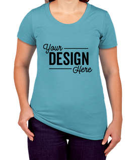 Canada - Bella + Canvas Women's Slim Fit Tri-Blend T-shirt - Color: Aqua Tri-Blend