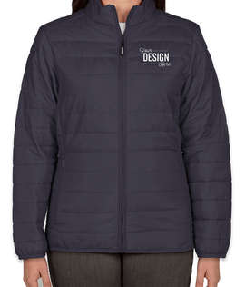 Core 365 Women's Insulated Packable Puffer Jacket - Color: Classic Navy