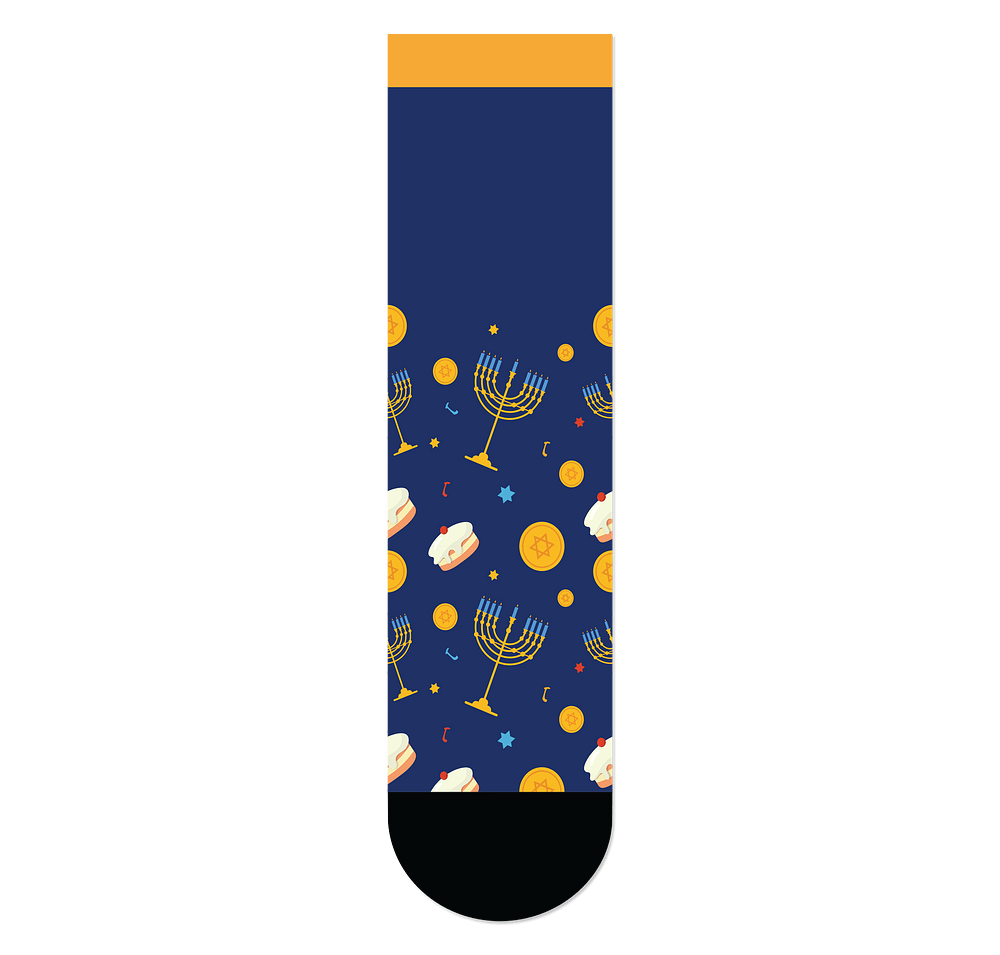 Hanukkah Crew Socks-default