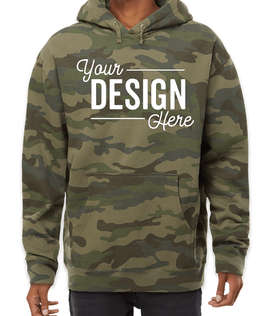 Independent Trading Heavyweight Pullover Hoodie - Color: Forest Camo