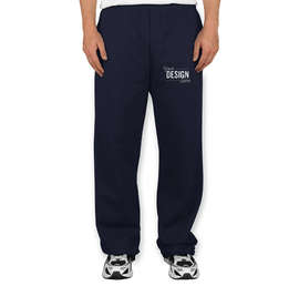 Jerzees Open Bottom Sweatpants - Color: J. Navy